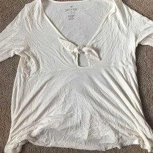 Soft&Sexy American Eagle Tie in Front