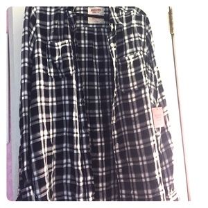 Mossimo Plaid Button Down Shirt