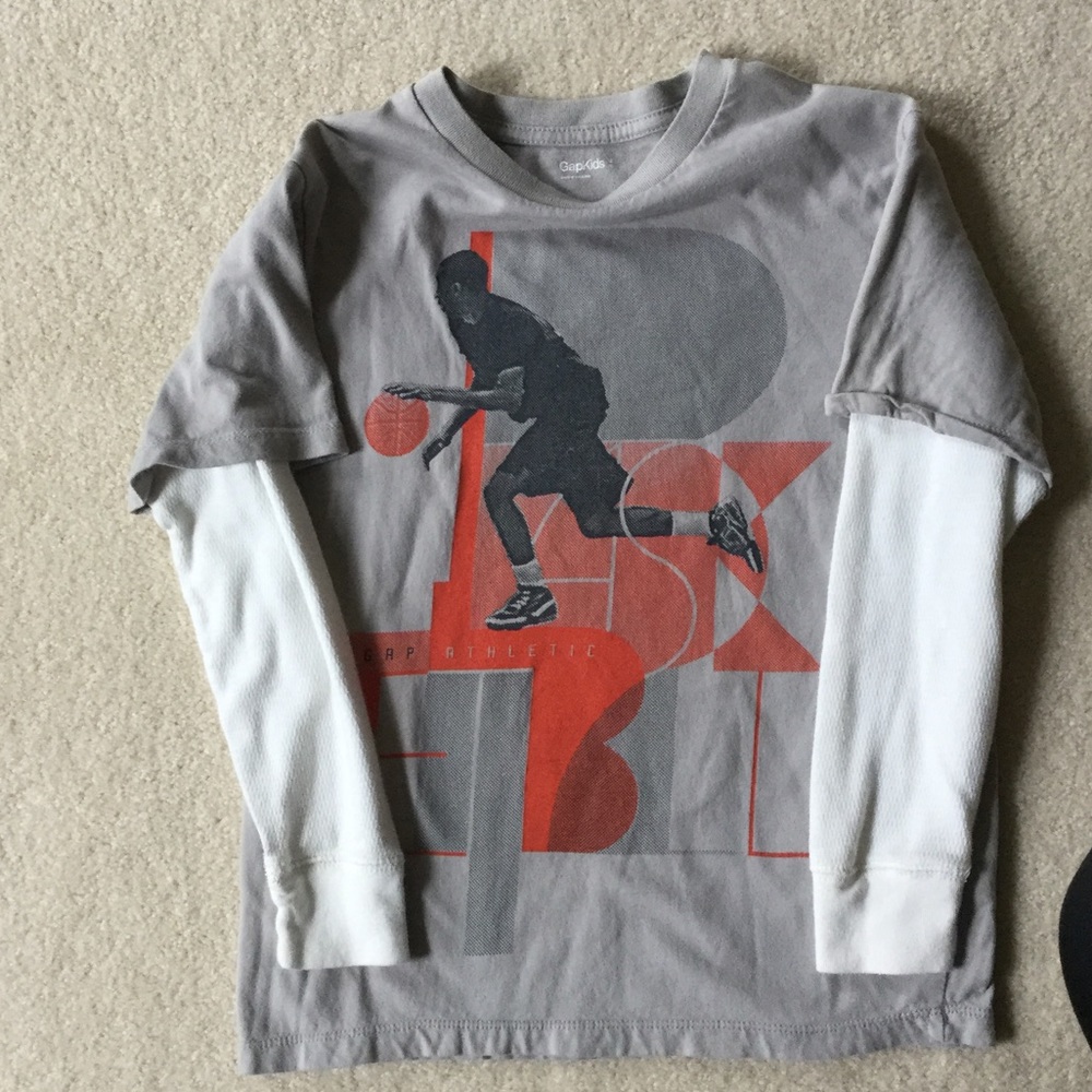Long sleeve t shirt gap boys