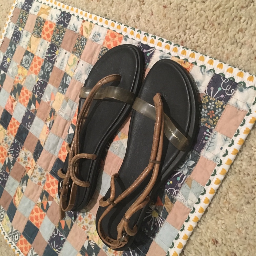 Leather sandals