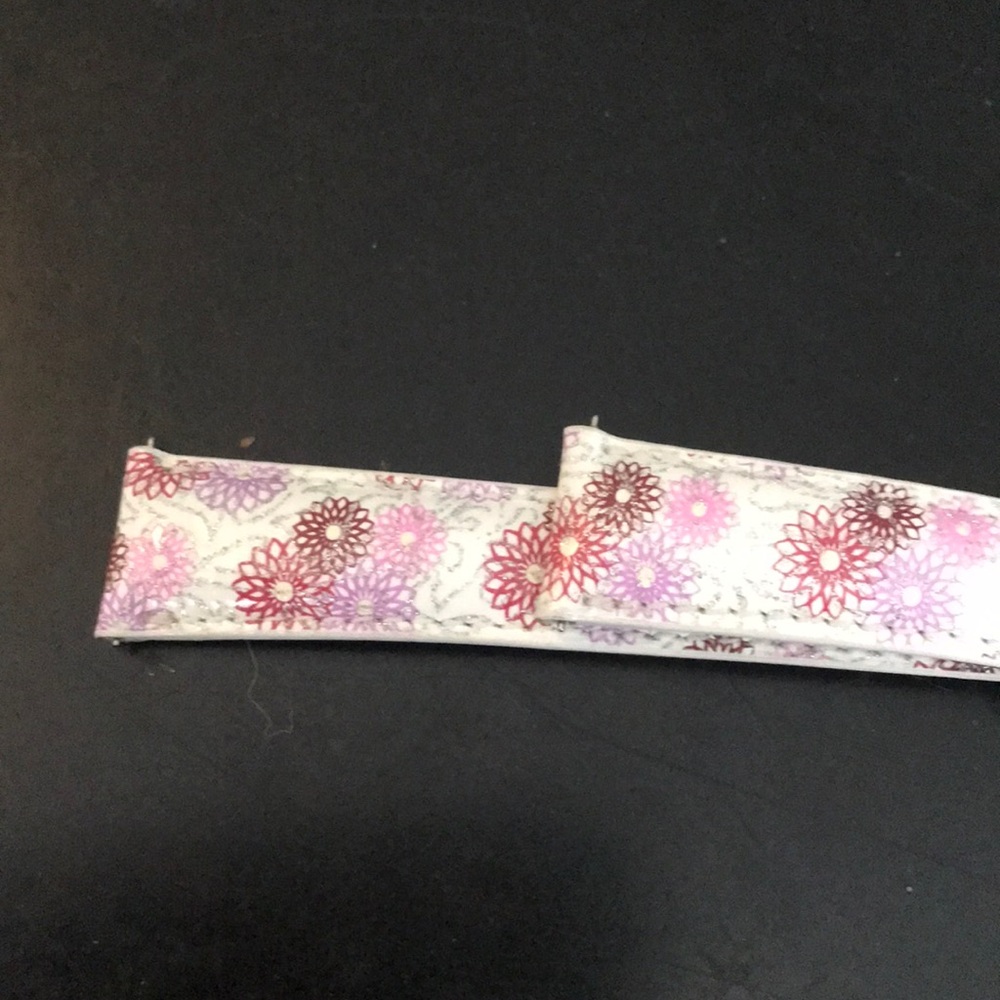 Michele leather watch band