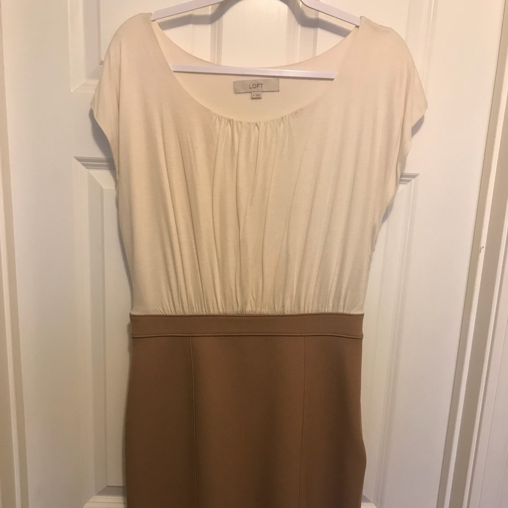 LOFT colorblock work dress