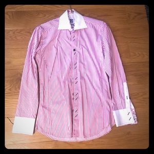 Bertigo Men’s Button-down Shirt Pink Size 2