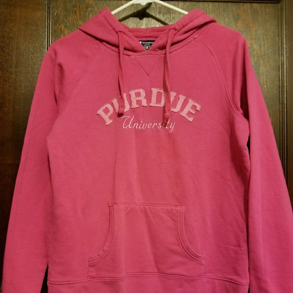 Pink Purdue university sweatshirt