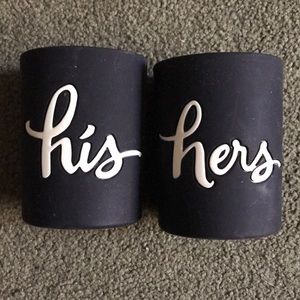 Kate Spade His And Hers Silicon Koozies
