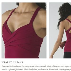 Lululemon wrap it up tank EUC