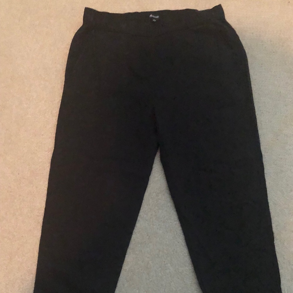 Madewell Black trouser joggers