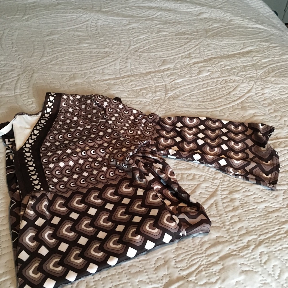 Print jersey dress