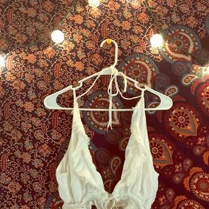 Charlotte Russe Front-Tie Sexy Halter Top