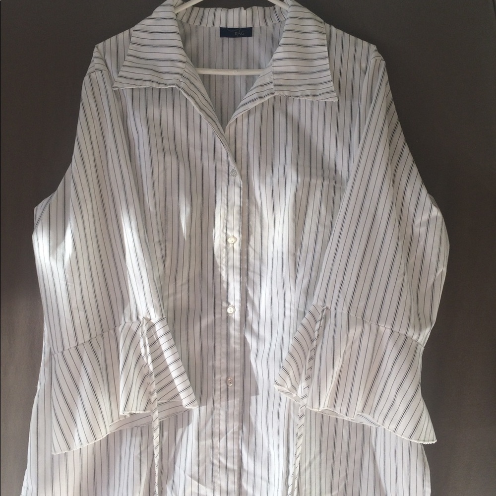 Rag Black and white 2x blouse
