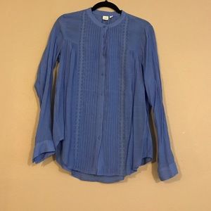 Blue bohemian blouse!