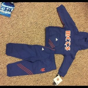 2T Mets/adidas sweatshirt & sweatpants set
