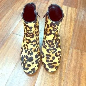 Cheetah booties