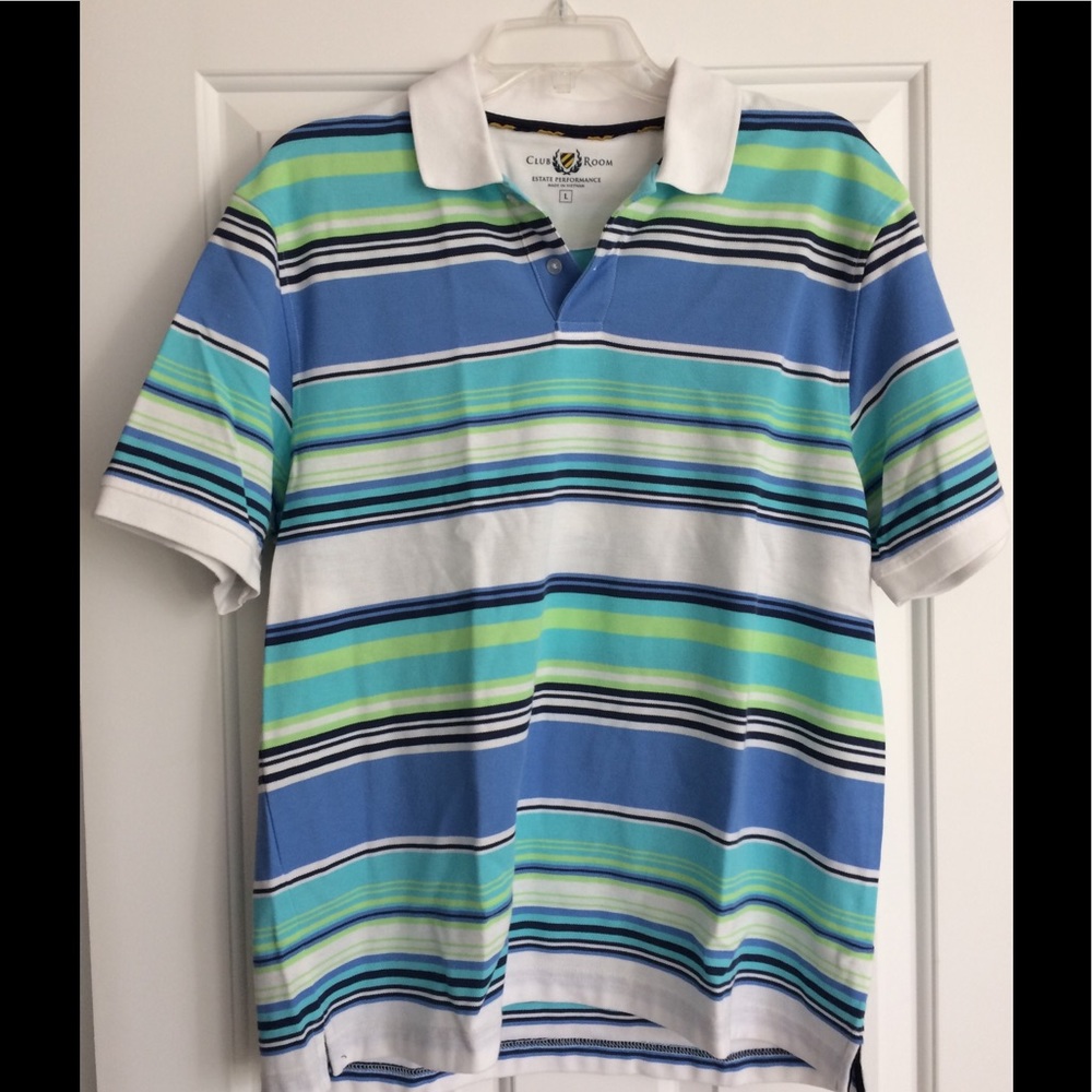 Club Room Men's Polo Size L NWOT