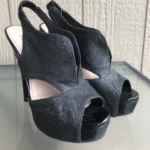 Black Glitter ✨ Heels size 6.5