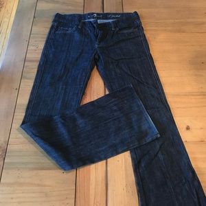 Sparkly A pocket 7 jeans