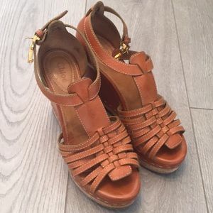 Chloe high heels shoes