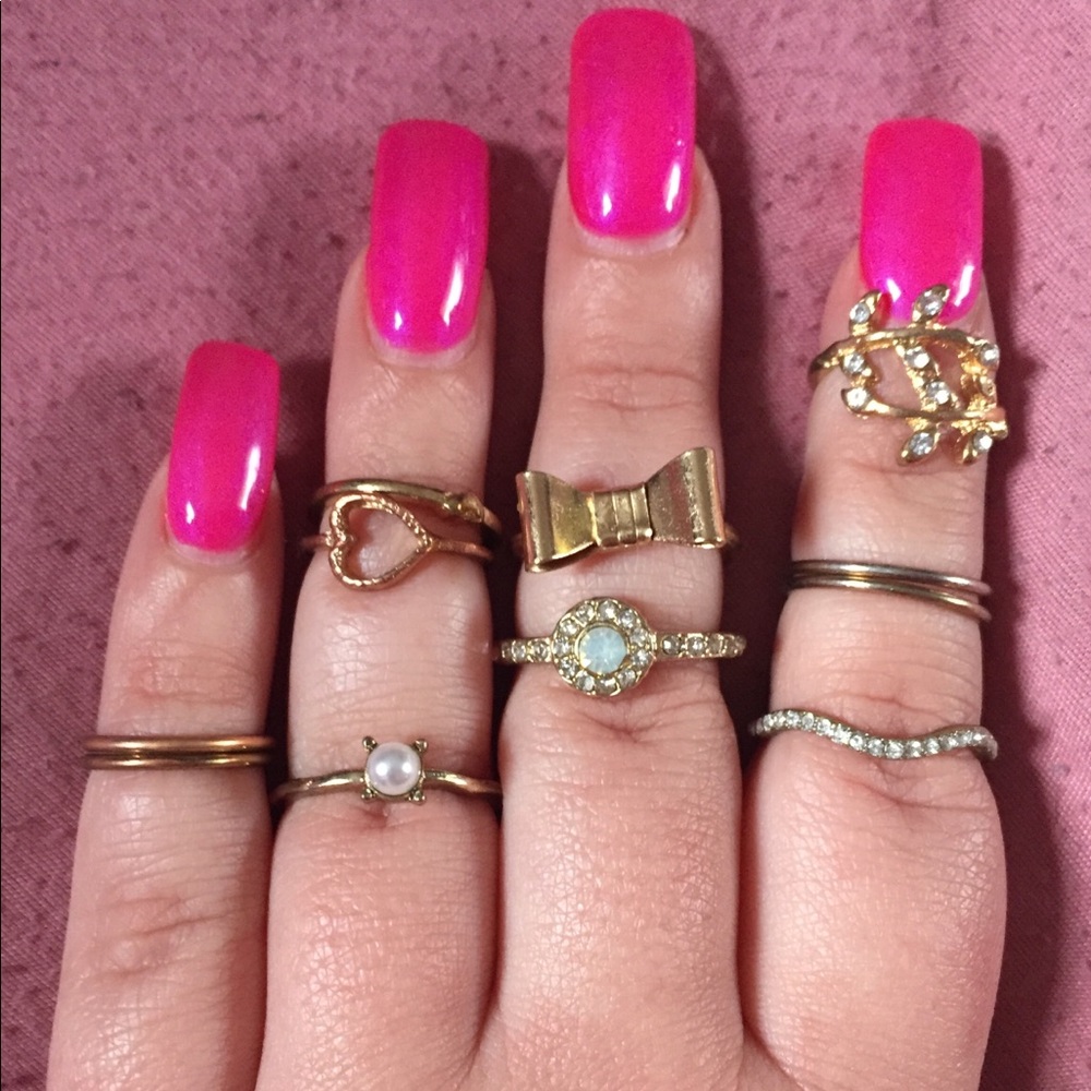 Gold ring set
