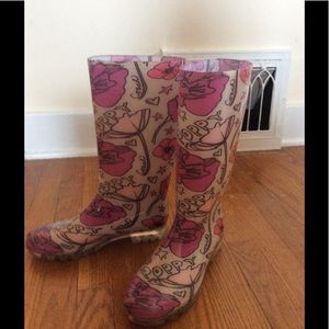 Coach Poppy Rain Boots