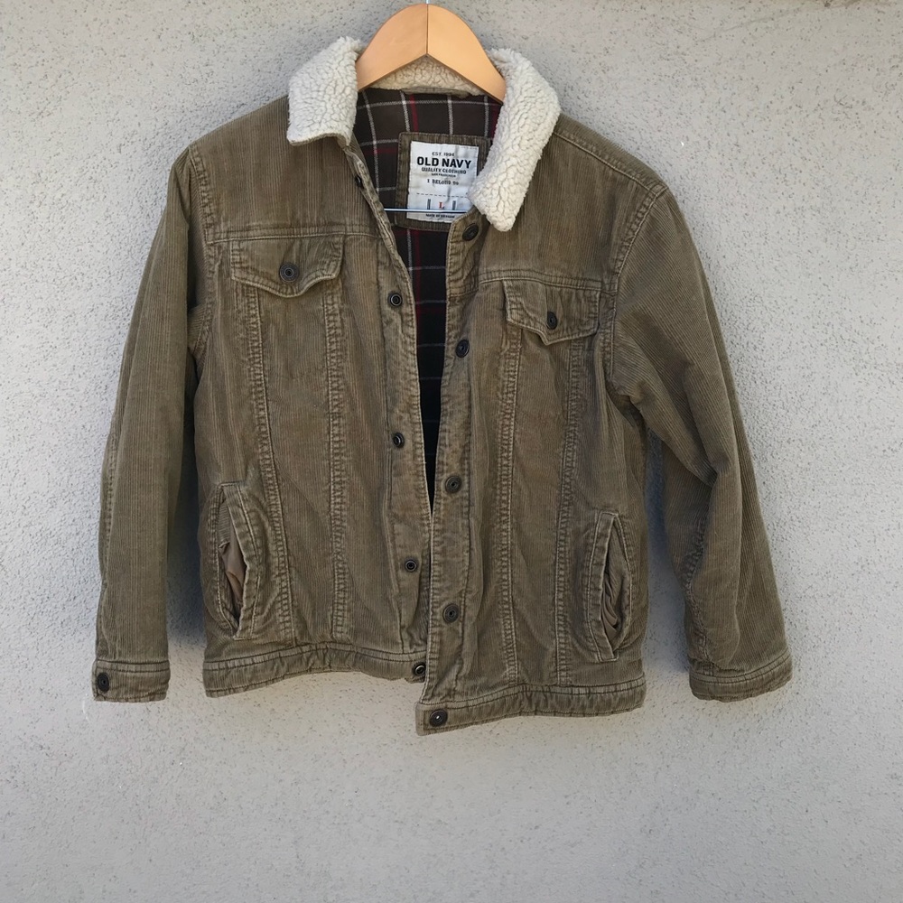 ✨ VINTAGE OLD NAVY CORDUROY SHERPA JACKET ✨