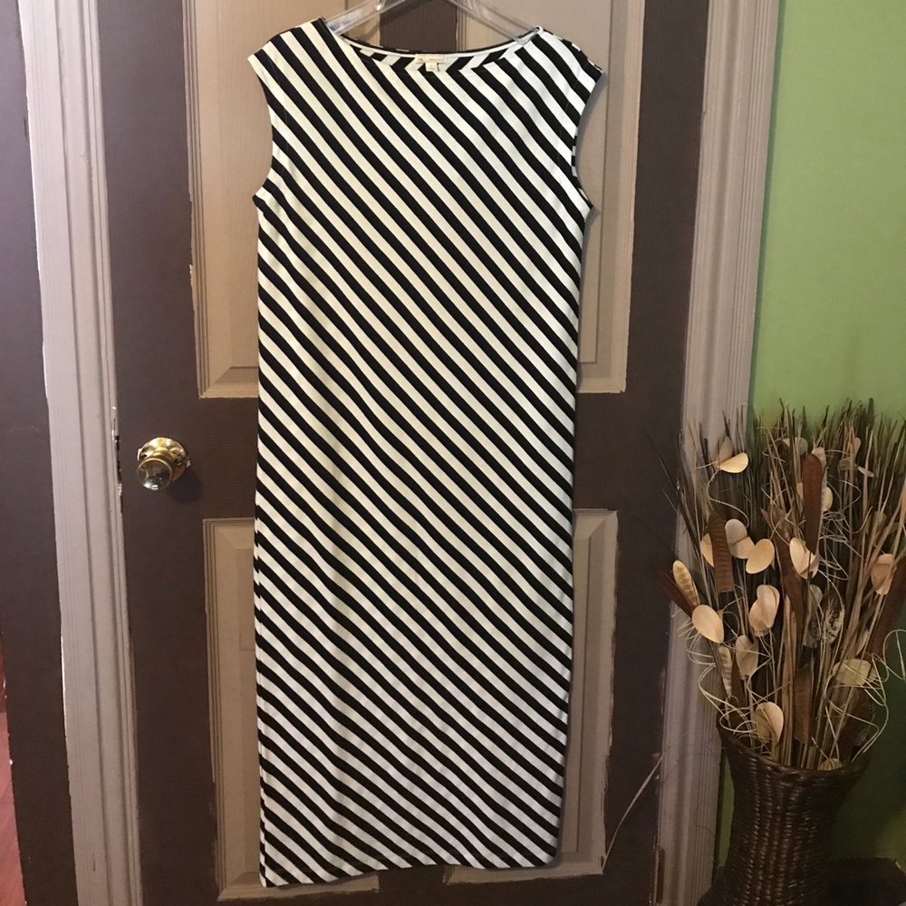 GAP Striped Midi Dress