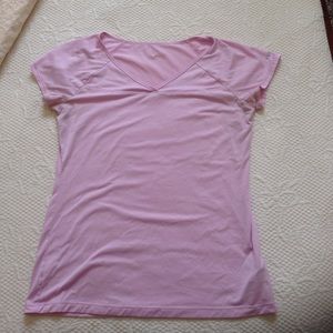 Light Pink Columbia workout shirt (women's medium)