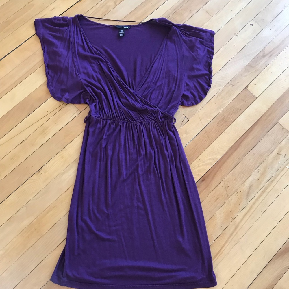 H&M Purple Flowy Dress