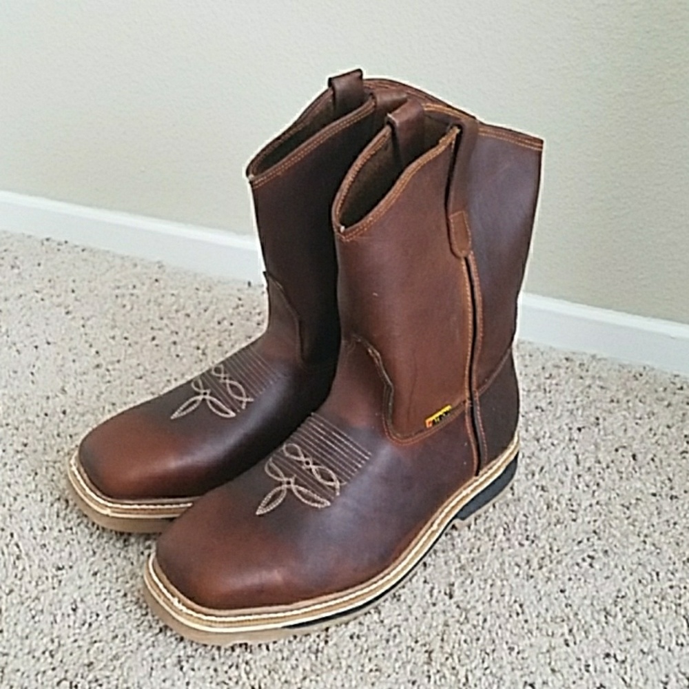 Patron Steel Toe Leather Work Boots