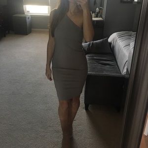 T by Alexander Wang one shoulder dress