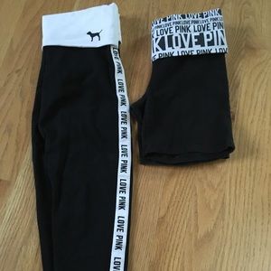 PINK Yoga Capri & Yoga short XS