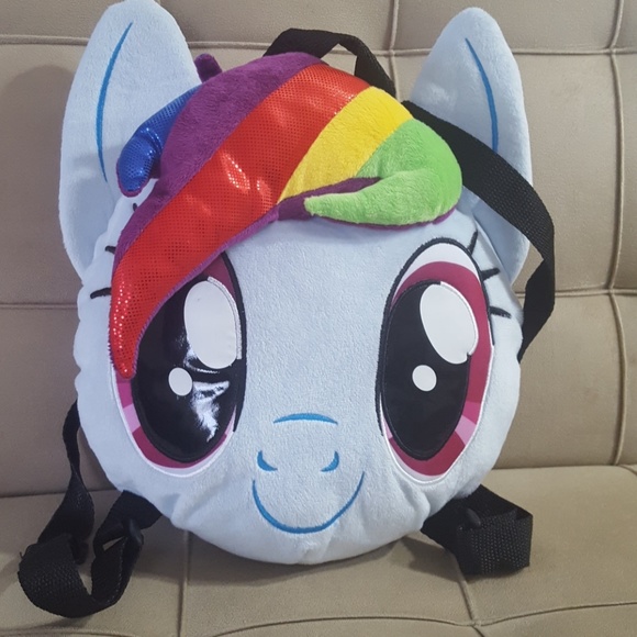 MLP Mini Plush Backpack Rainbow Dash - Picture 1 of 3