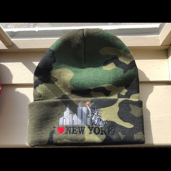 SUPREME beanie camo