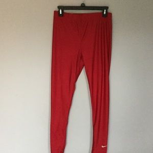 Nike dri-fit red pants