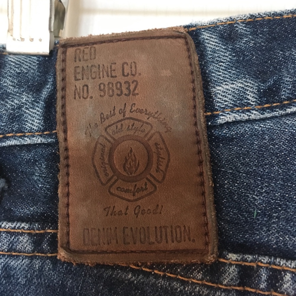 Red Engine Co Wide-Leg Jeans