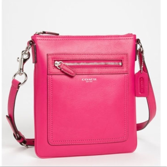 Coach Handbags - Pink Coach Legacy Leather Crossbody