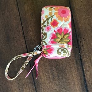 Vera Bradley Wristlet Folkloric Pattern