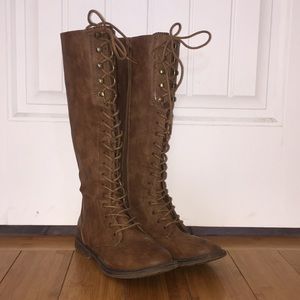 Lace up boots
