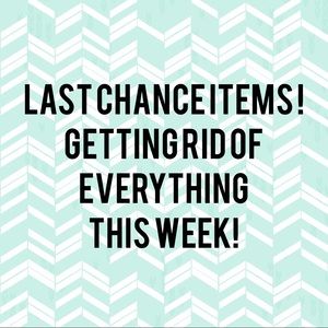 Last chance sale