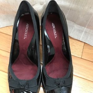 Black peep toe Aerosoles