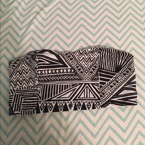 Aztec print bandeau