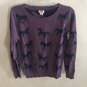 Purple Unicorn Sweater