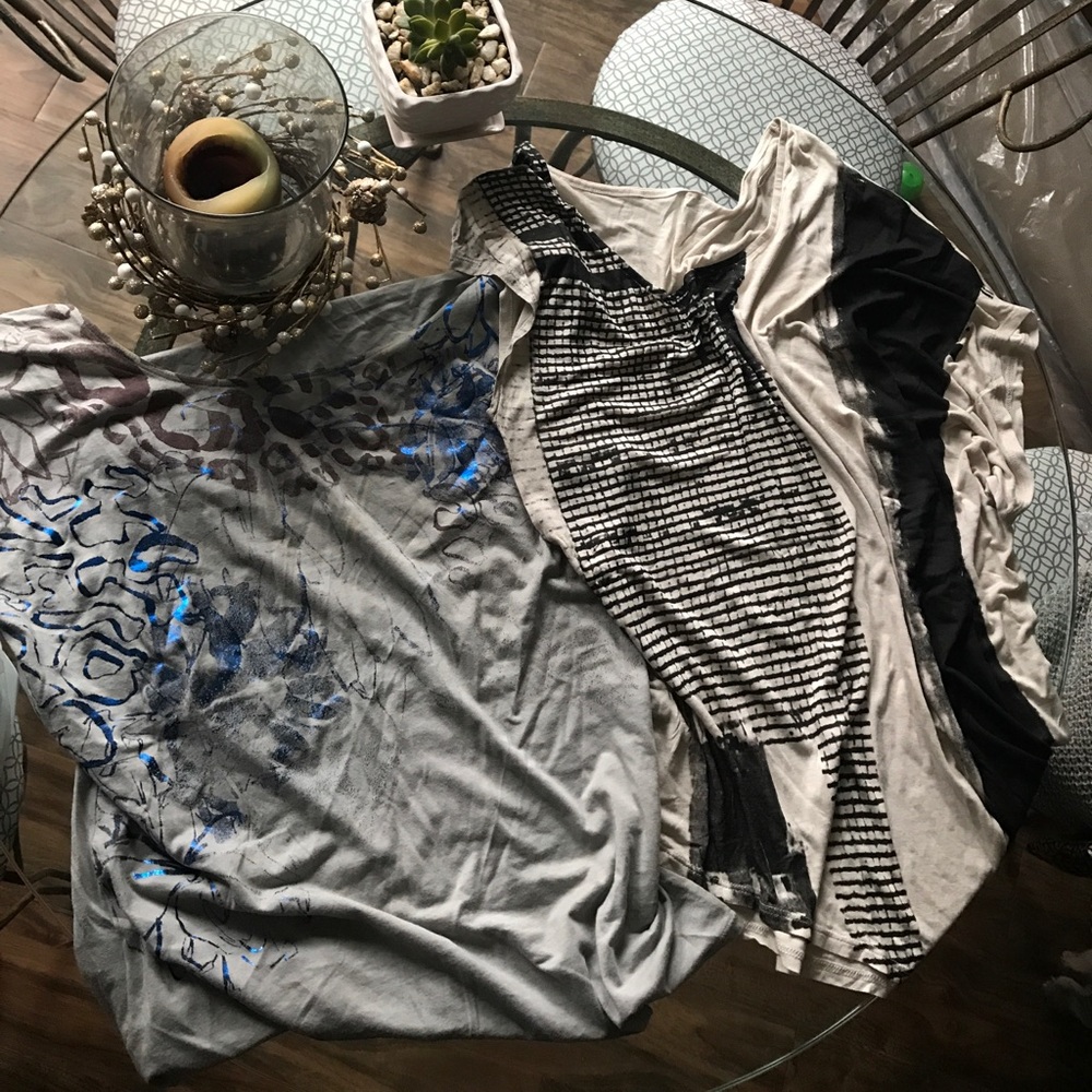 Two Express Size Large Tops