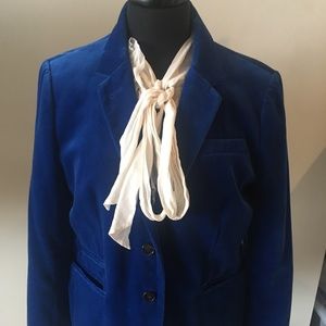 J.Crew velvet schoolboy blazer