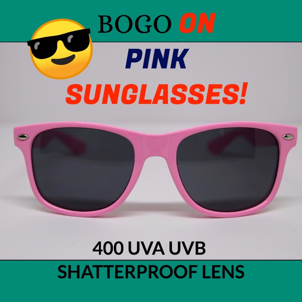 Retro Flex Pink Sunglasses 400 UVA UVB NWT