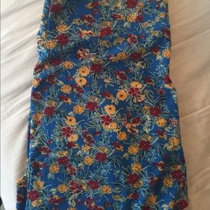 NWOT LulaRoe One Size Floral Leggings