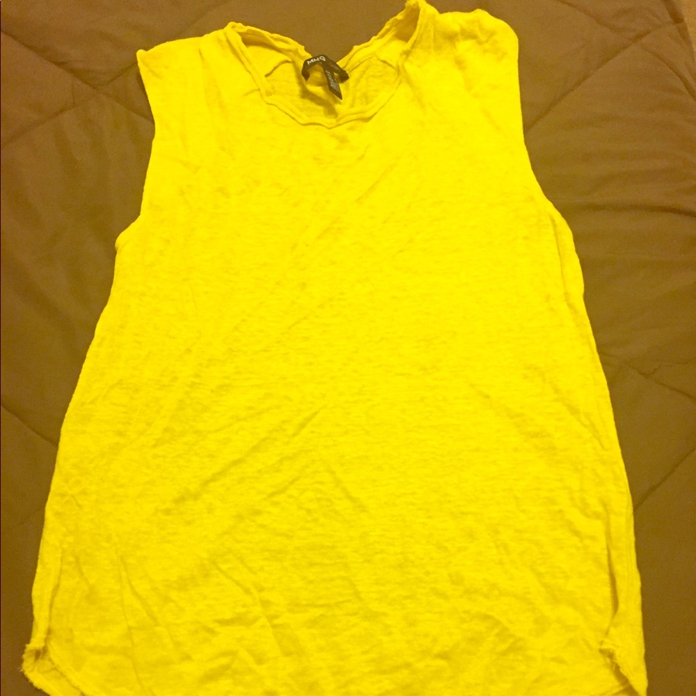 Mustard yellow blouse