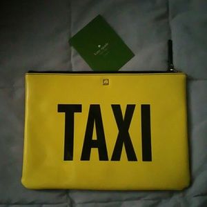 Kate Spade Off Duty Taxi Clutch NEW! Pouch Style