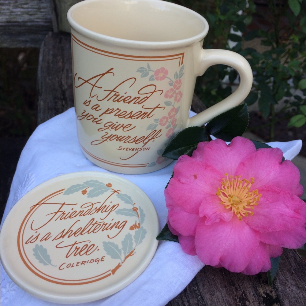 Vintage Hallmark Friendship Mug Mates Coffee Mug