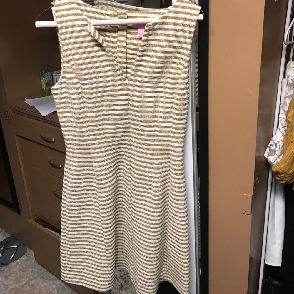 White and Gold dress