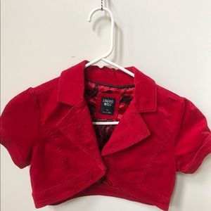 Limited Too crop short sleeve jacket